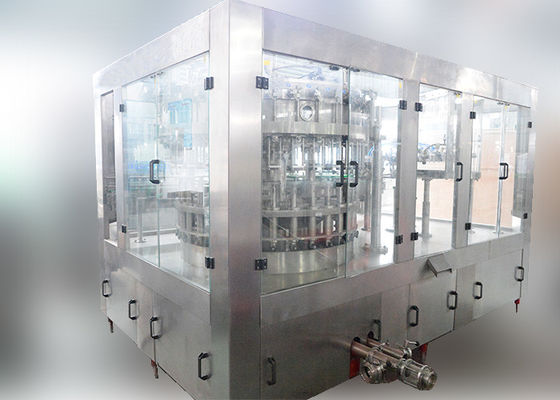 Hohe genaue Mineralwasser-Flaschen-Füllmaschine, automatisches Gas-Getränk-Flaschenabfüllmaschine fournisseur